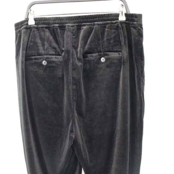 NWT gap pants Women's 18 Velvet jogger true black pockets elastic back - Picture 6 of 15